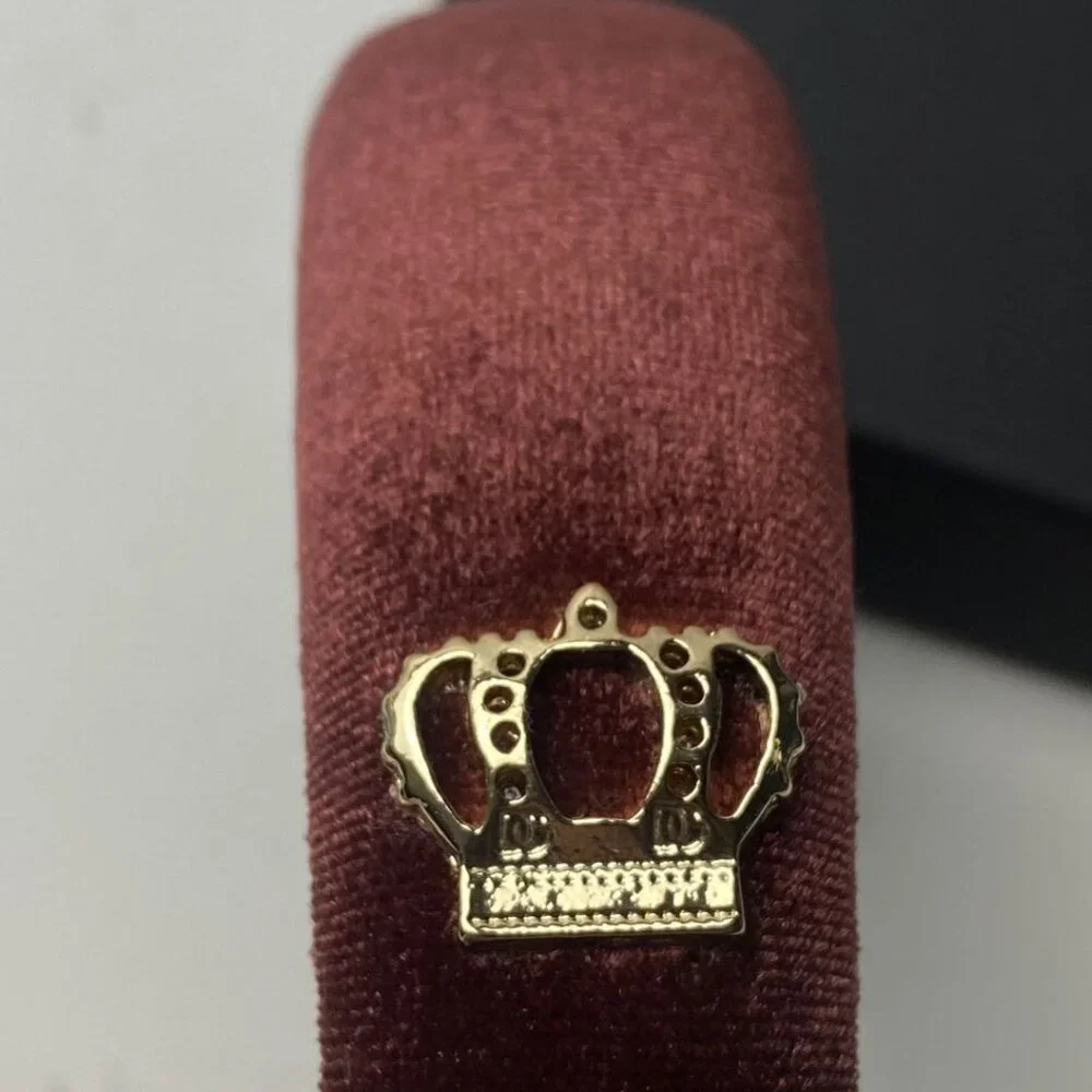 Dolce & Gabbana Beauty Burgundy Velvet Padded Headband NWT